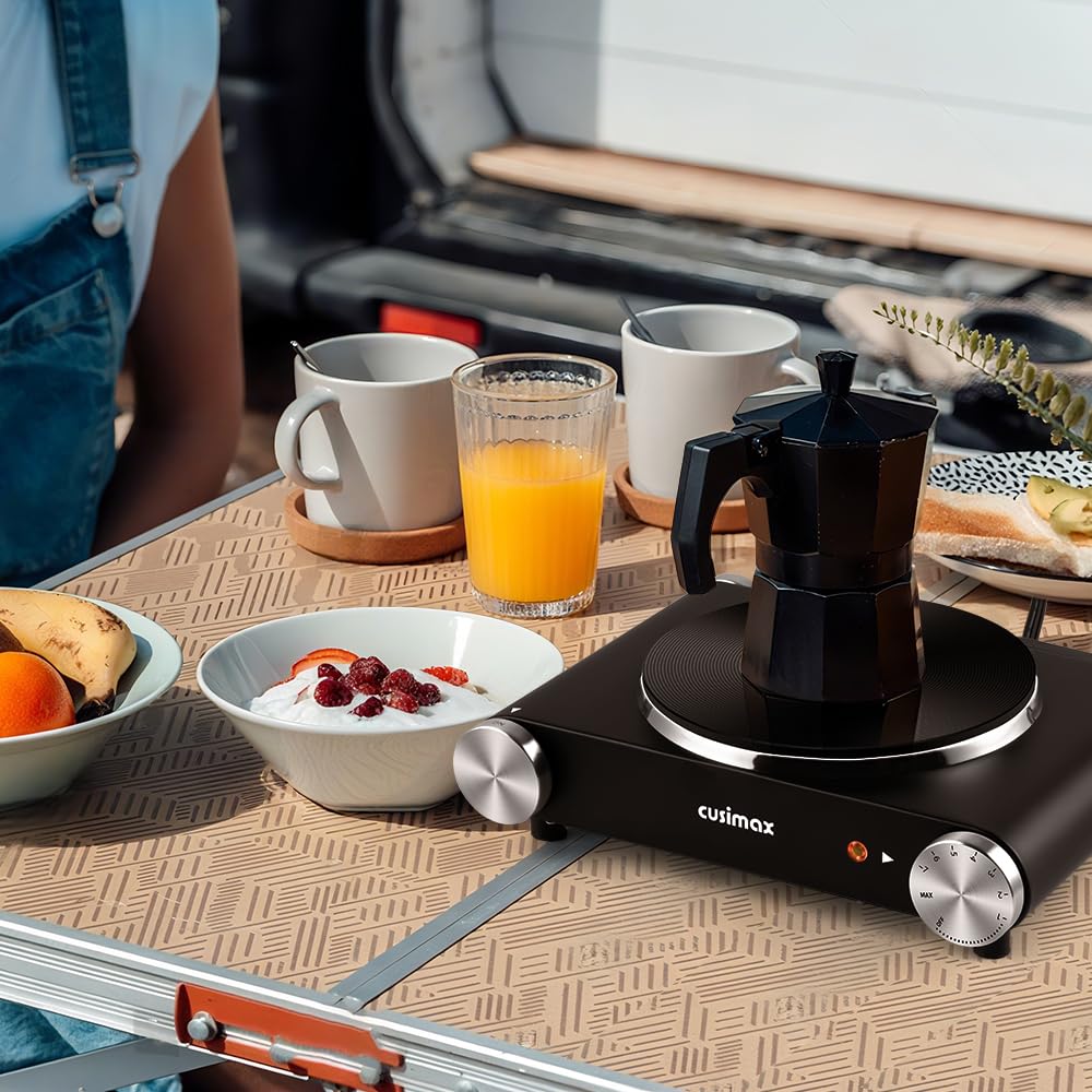 CUSIMAX stainless steel body for durable, easy-clean design.