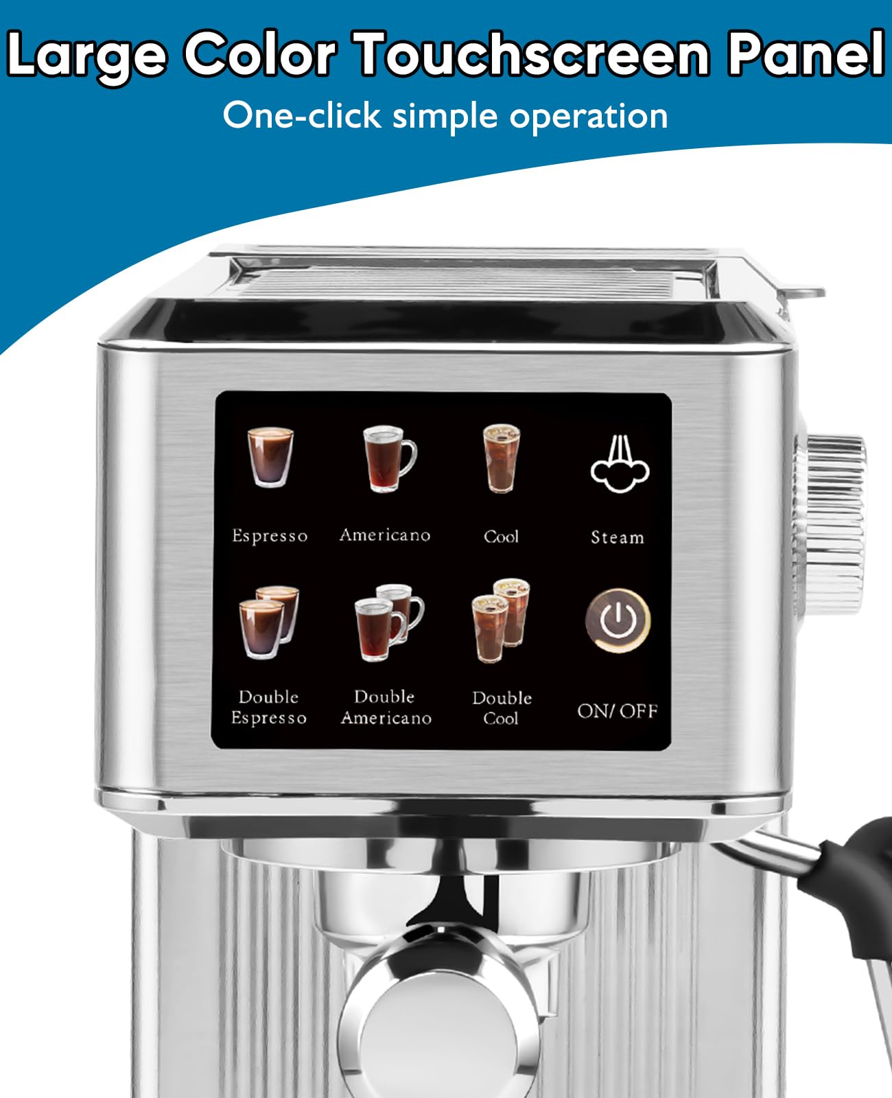 CUSIMAX EM6130 LED display for quick coffee customization