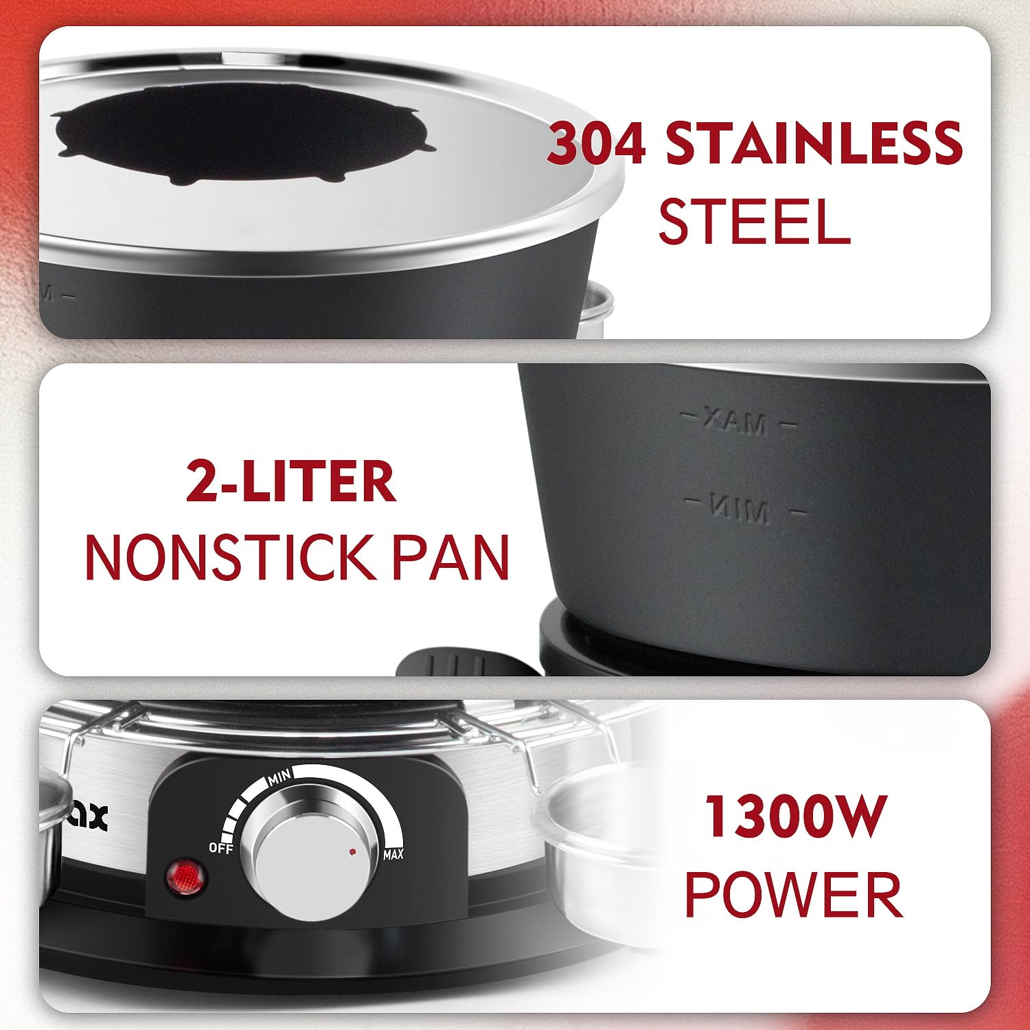 CUSIMAX eight fondue forks ready for dipping cheese, chocolate, or oil.