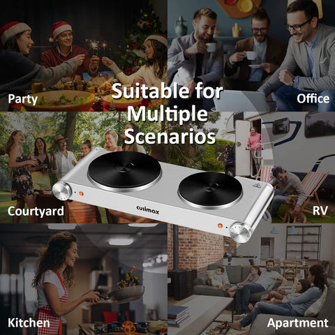 CUSIMAX easy-clean design simplifies after-dinner cleanup