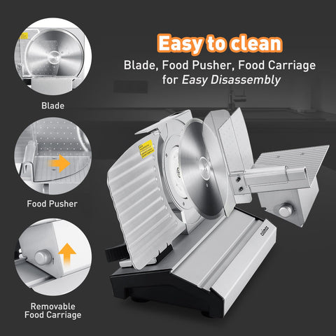 CUSIMAX adjustable thickness control from ultra-thin to thick slices