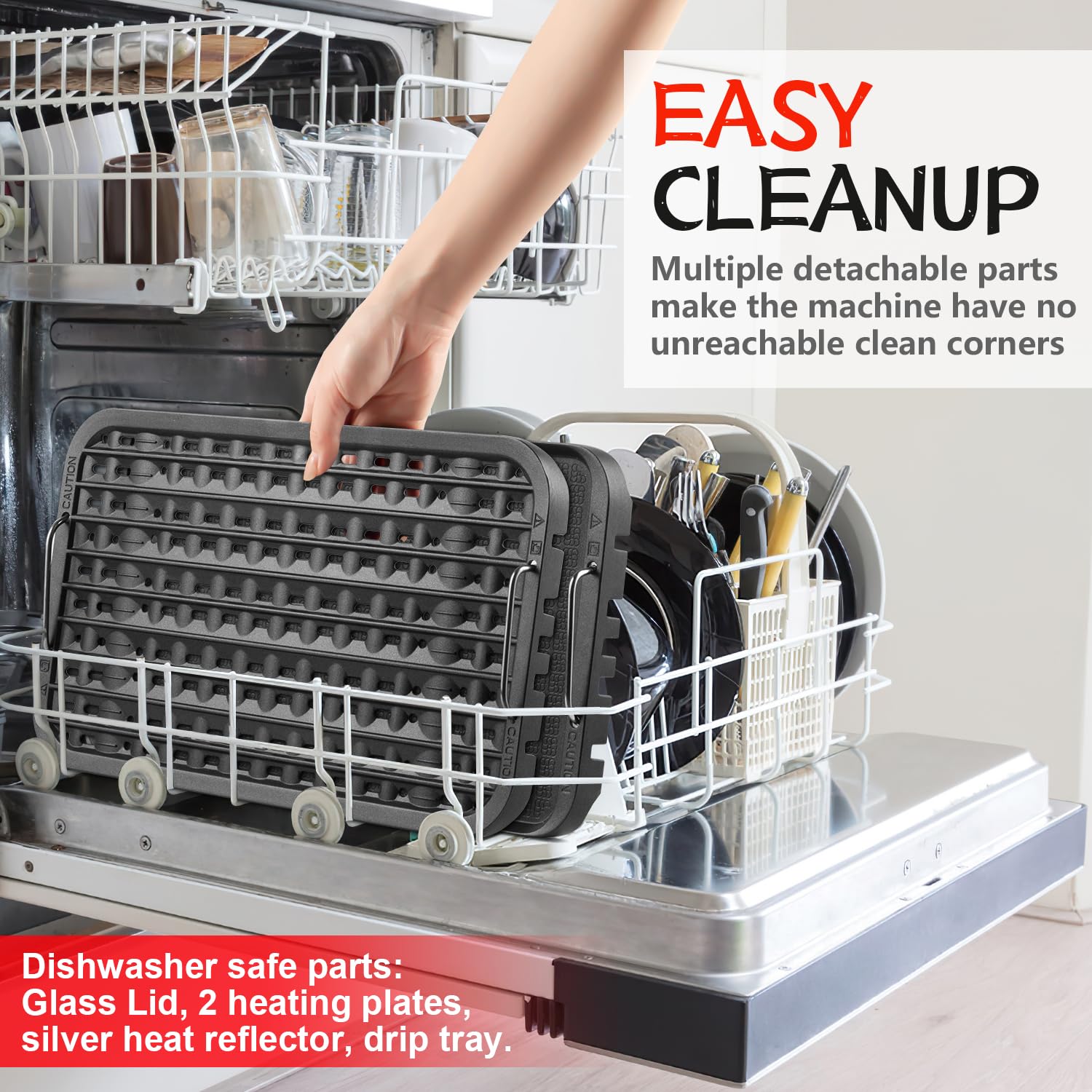 CUSIMAX smokeless indoor grill LED display demonstrates precise temperature control