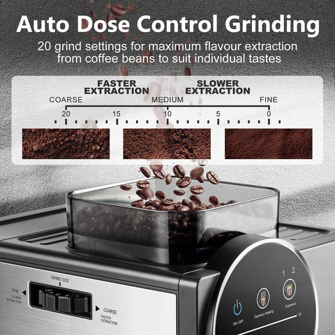 Cusimax steam wand frother – creamy microfoam for lattes and cappuccinos.