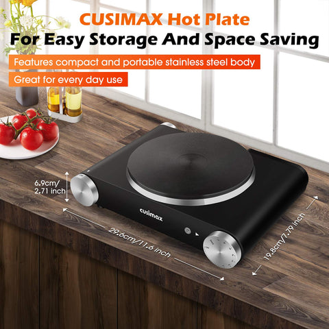 CUSIMAX temperature control with thermostat for reliable heat management