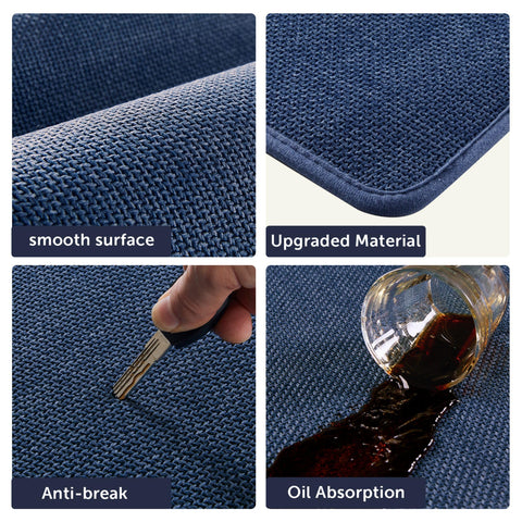 Cusugbaso mat includes a protected dish area with extra cushioning