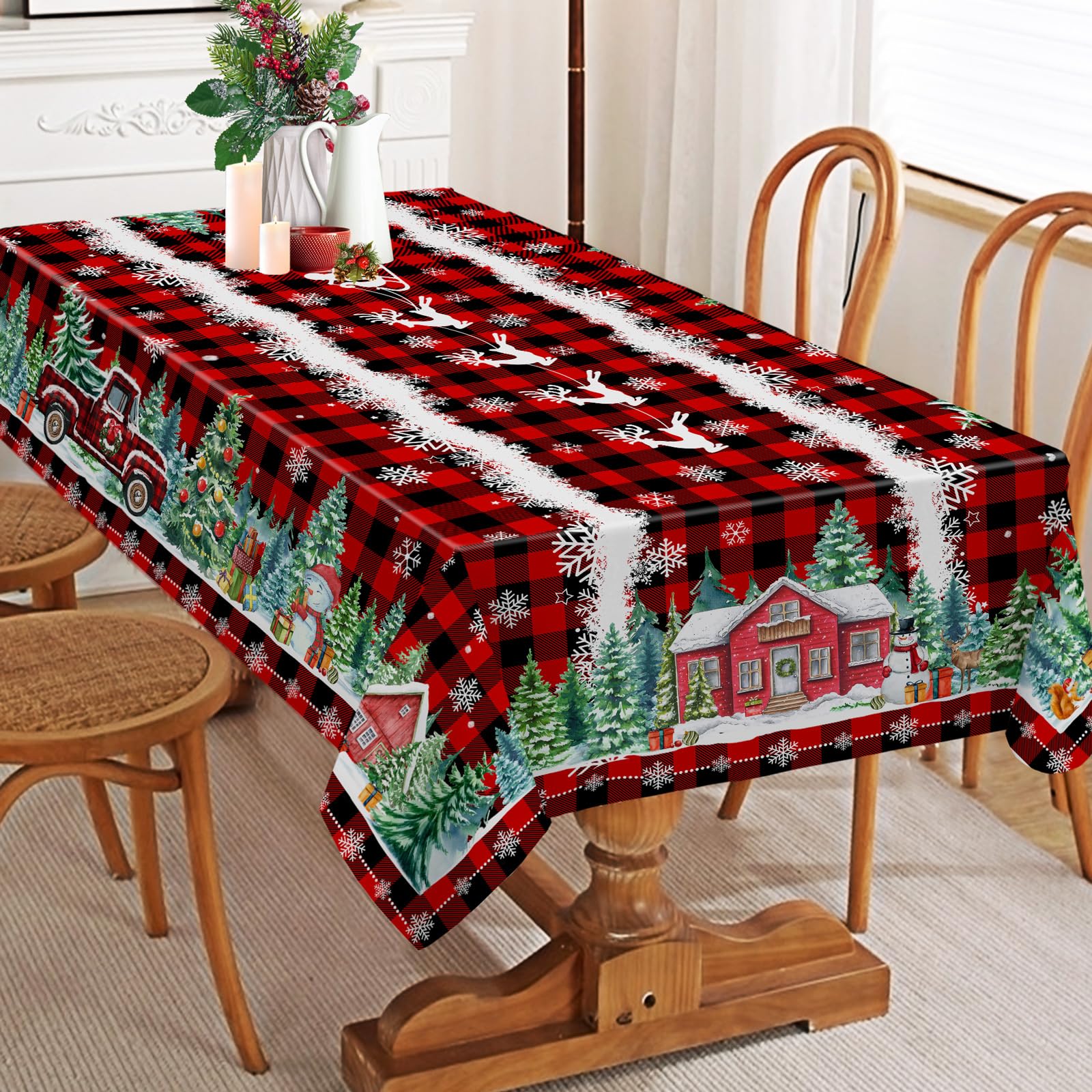 Cusugbaso machine washable fabric simplifies cleanup after meals.
