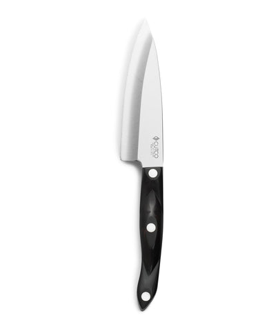 Cutco 1738 Gourmet Prep Knife with brown handle for precise slicing and coring.