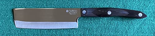 Cutco Nakiri knife vegetable-prep scene for efficient chopping and dicing.