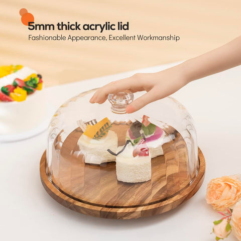 Cutesun durable acacia wood base suits weddings and parties.