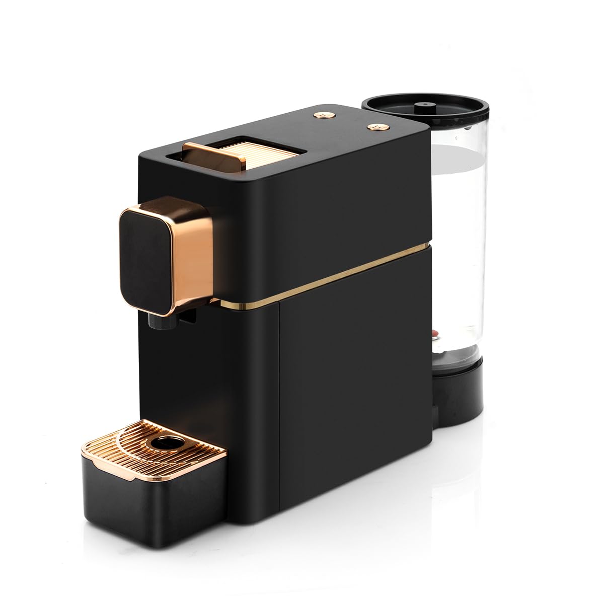 Cutesun Mini Espresso Machine capsule compatibility enables versatile brewing.