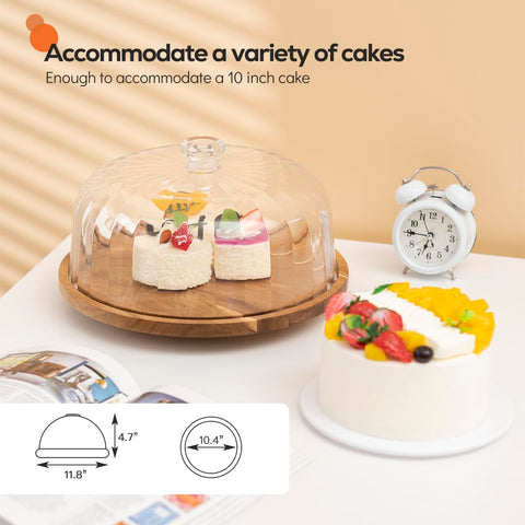 Cutesun versatile display for pies, cookies, and appetizers.