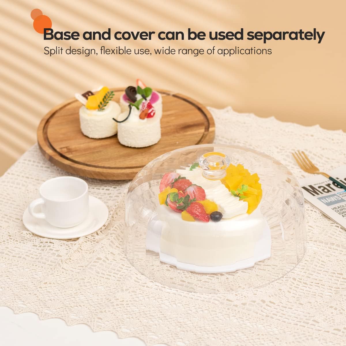 Cutesun wood grain surface adds natural charm to tables.