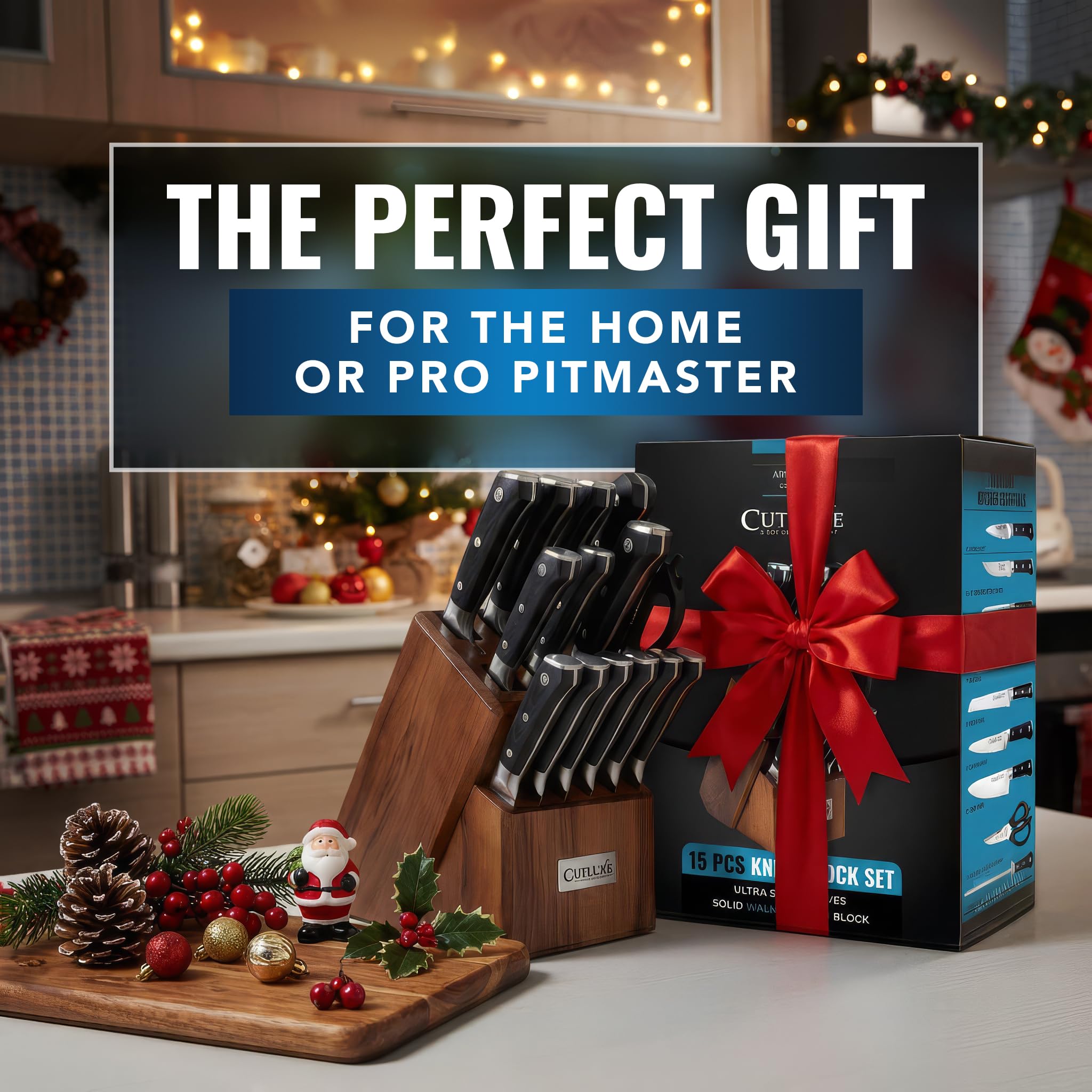 Cutluxe 8 inch chef knife for versatile slicing and chopping