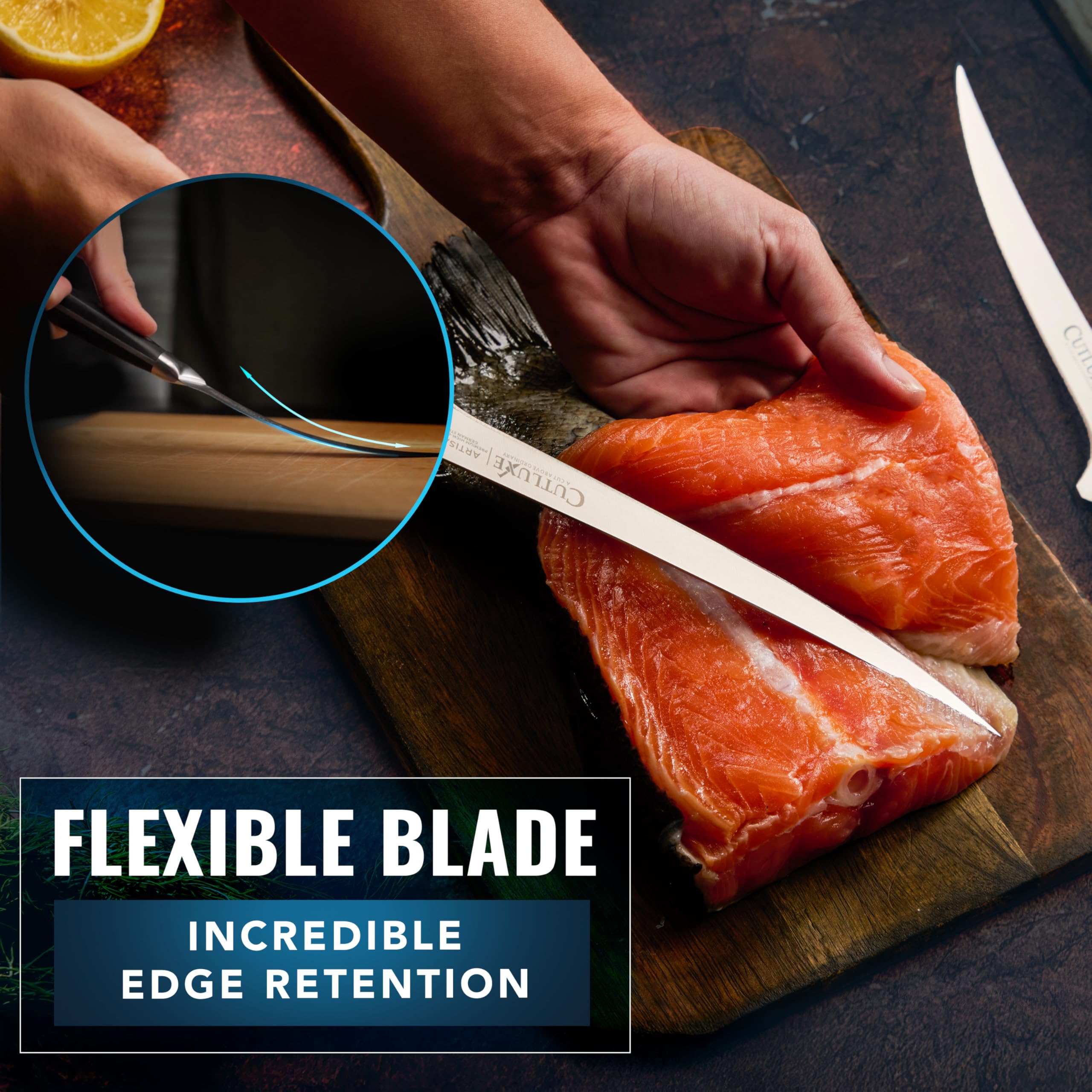 Cutluxe Artisan Series packaging highlighting premium craftsmanship