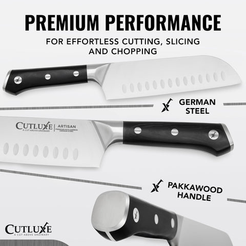 Cutluxe 8-inch bread knife for even, crust-cutting slices