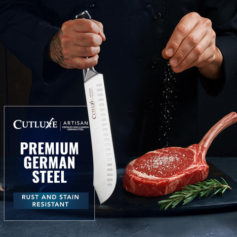 Cutluxe kitchen-prep scene ideal for busy chefs.