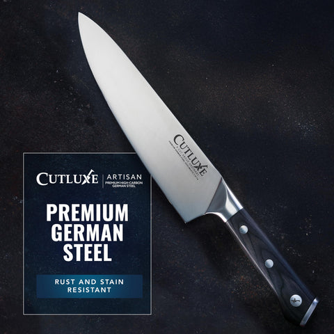 Cutluxe 3.5-inch paring knife for detailed prep work