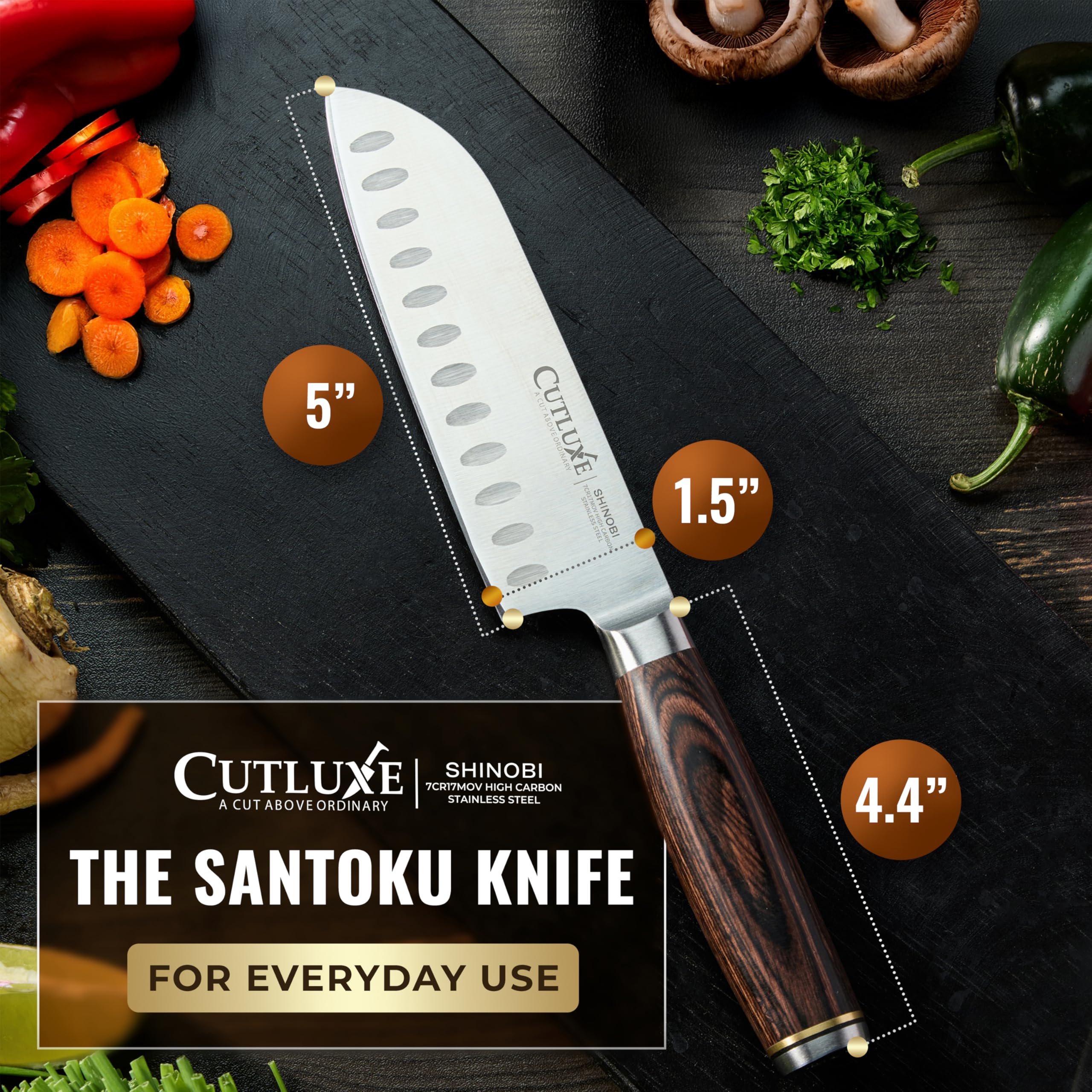 Cutluxe Shinobi Japanese-inspired design adds kitchen style