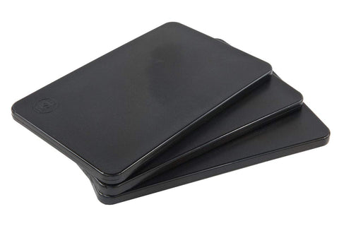CuttingBoard restaurant bar boards in black, three-pack for fast garnish prep at the bar.