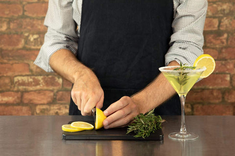 CuttingBoard textured surface provides grip to prevent slips during bartending tasks.