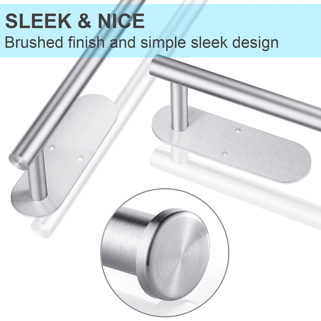 CUXIXA adhesive 13-inch paper towel holder suitable for standard rolls.