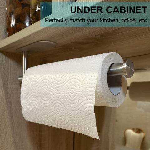 CUXIXA two-pack paper towel holders for extra versatility.