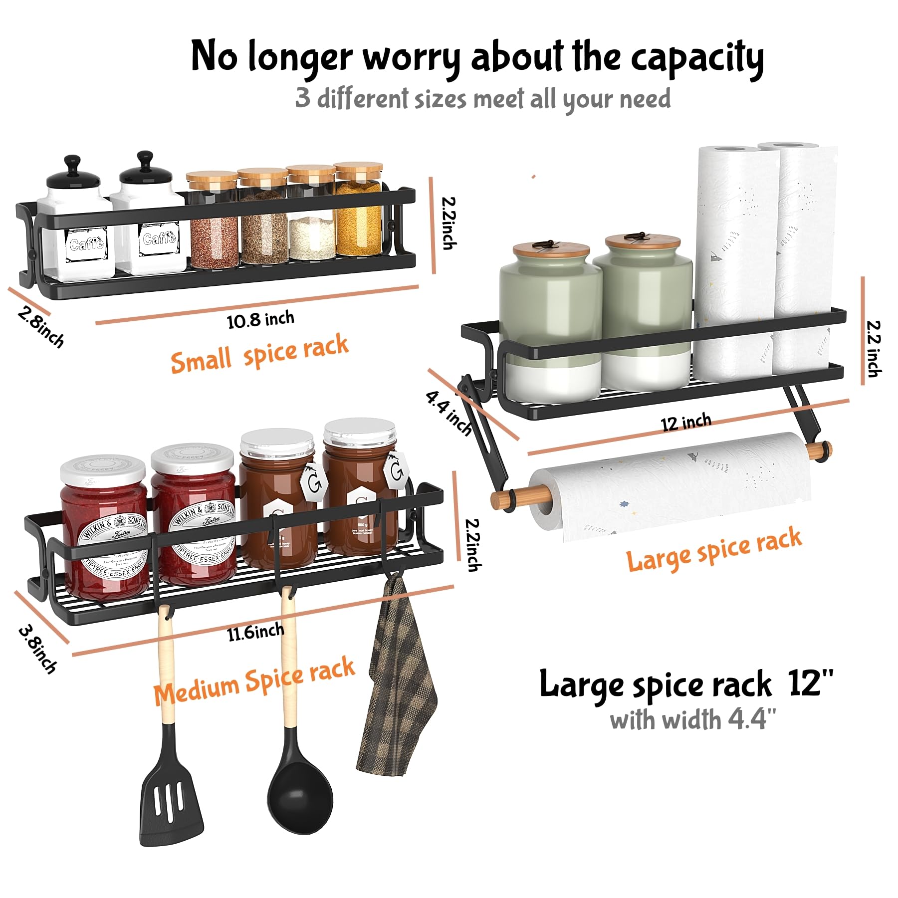 Cvesqkxr paper towel holder integrated with rack keeps essentials within reach.