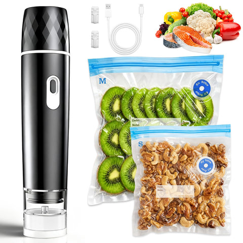 Cvqza vacuum sealer compact design for on-the-go sealing.