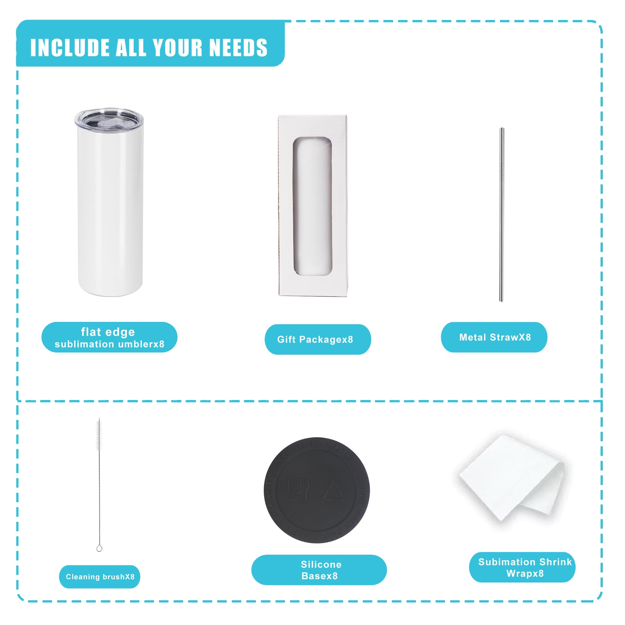 CWRIEB 20oz double-wall stainless steel tumbler keeps drinks cold longer