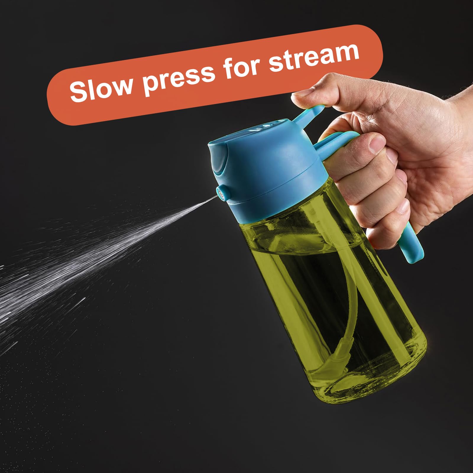CXINYI pour-spout mode allows precise oil control while cooking.