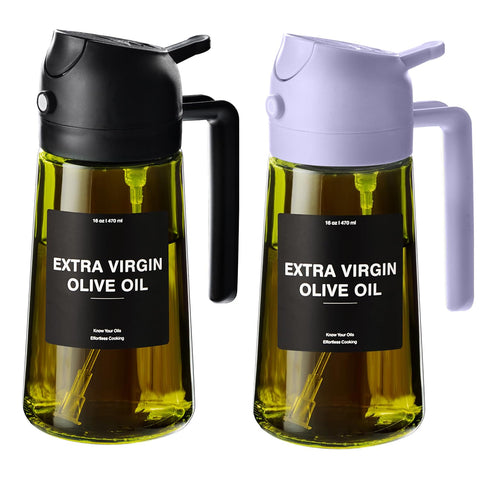 CXINYI olive oil dispenser bottle in pour mode for precise, mess-free cooking