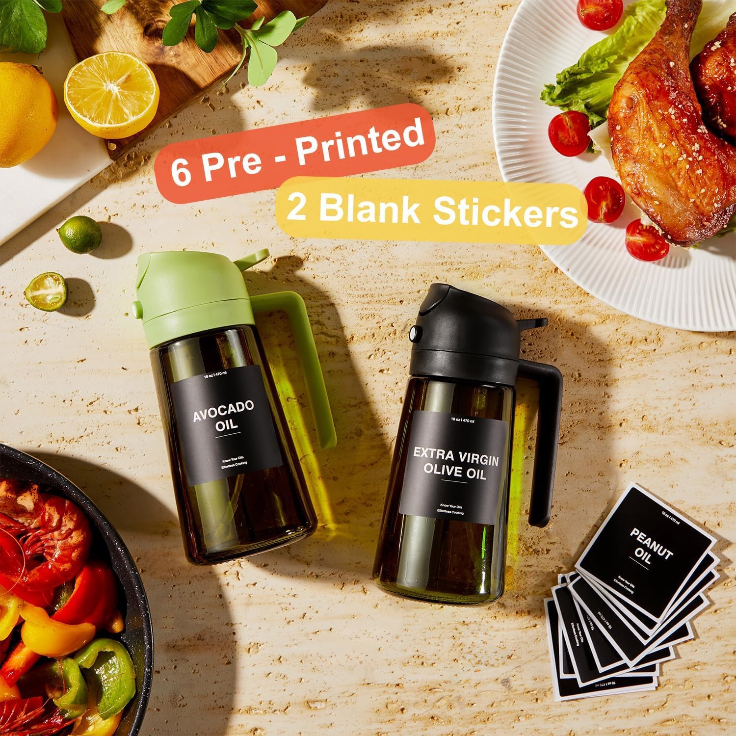 CXINYI olive oil sprayer in mist mode for even coating during cooking