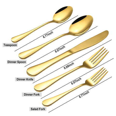 CXJY gold dinner spoon—mirror-polished finish adds refined dining appeal.