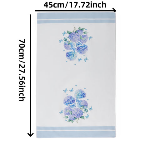 Cxtoweley Hydrangea flour sack towel ready for everyday tasks