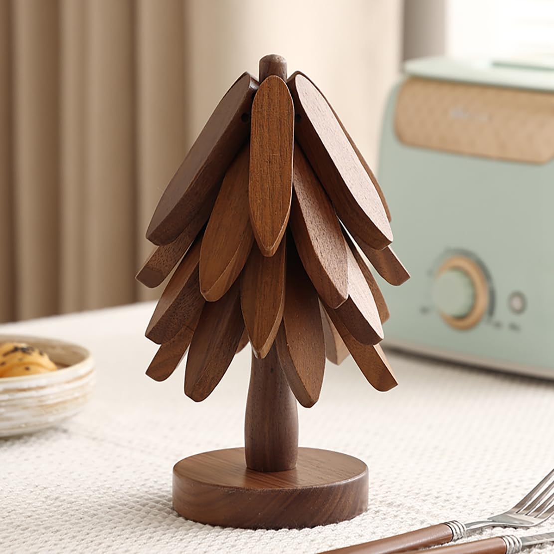 CYANLUX gift-ready kitchen decor trivet set for holidays or housewarmings.
