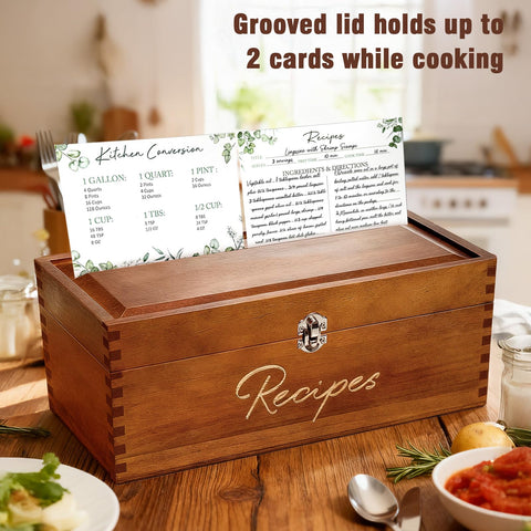 CYAOOI sixteen dividers enable categorized recipe storage.