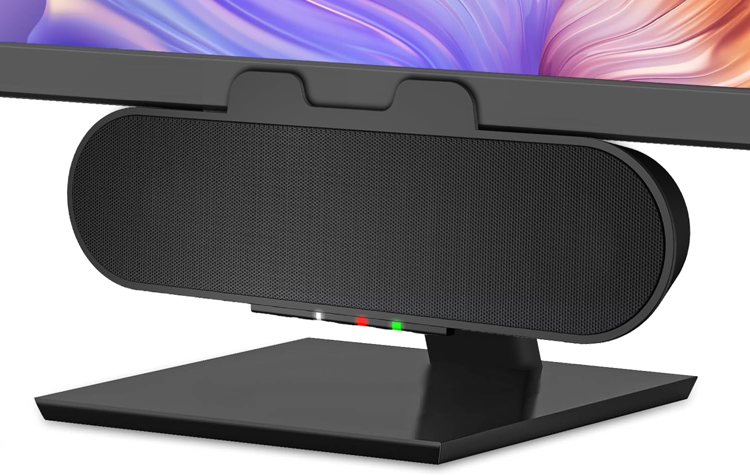 Cyber Acoustics CA-2890PRO front view for a clean desk audio experience.