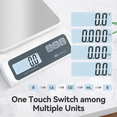 Cybergiant compact kitchen scale fits small spaces for travel cooking