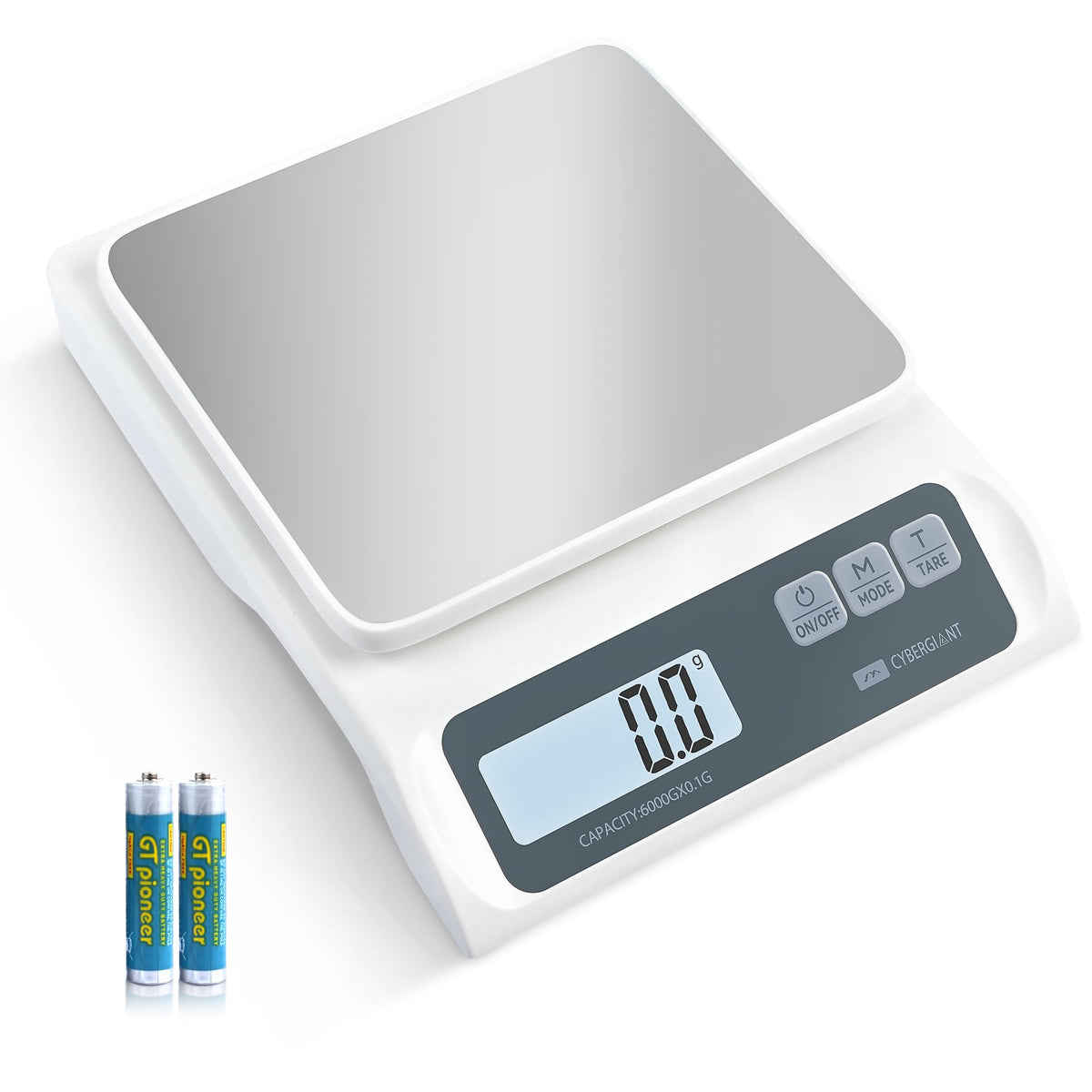 Cybergiant precision scale with LCD display for accurate meal prep