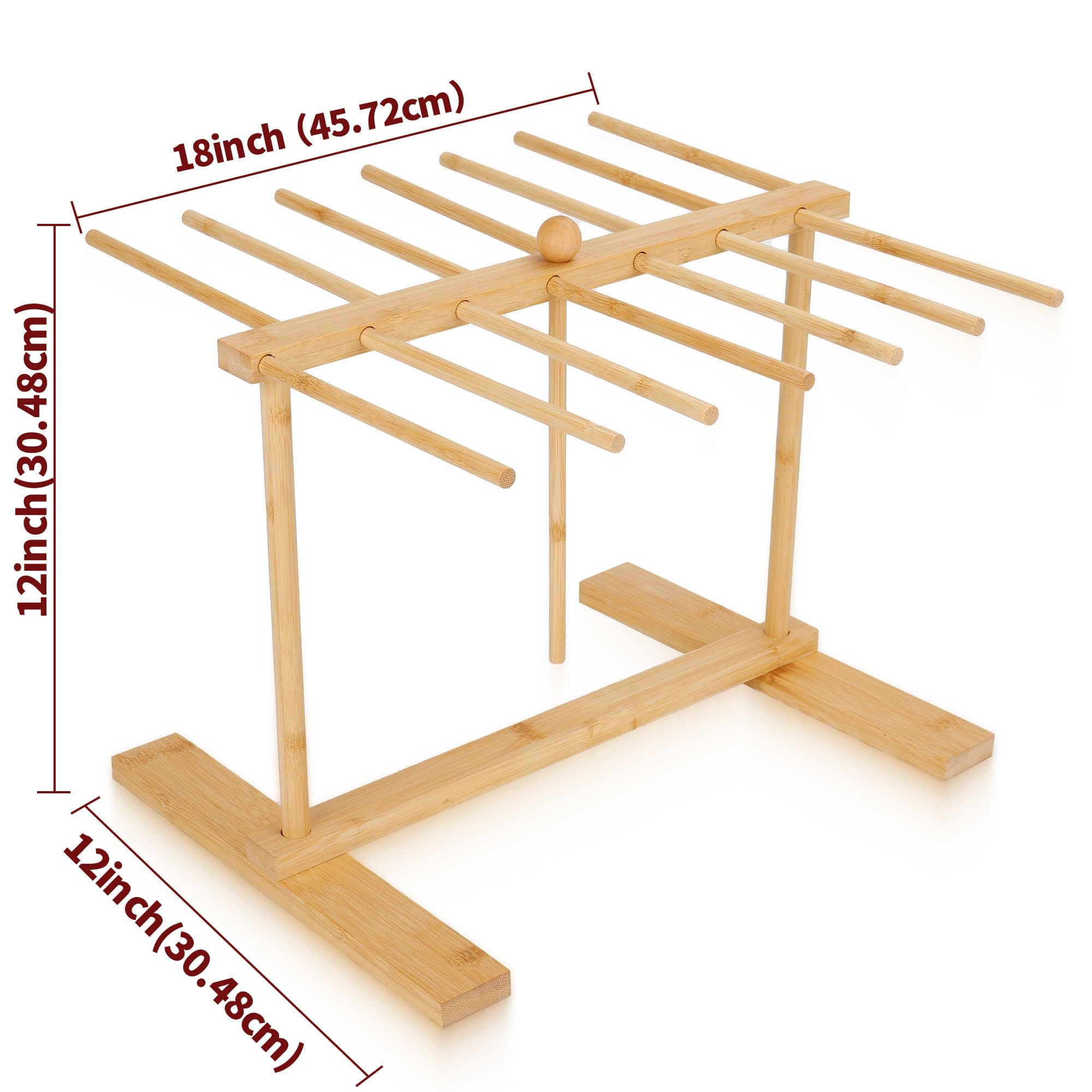 CycForge pasta drying setup with a stable base for residue-free air drying