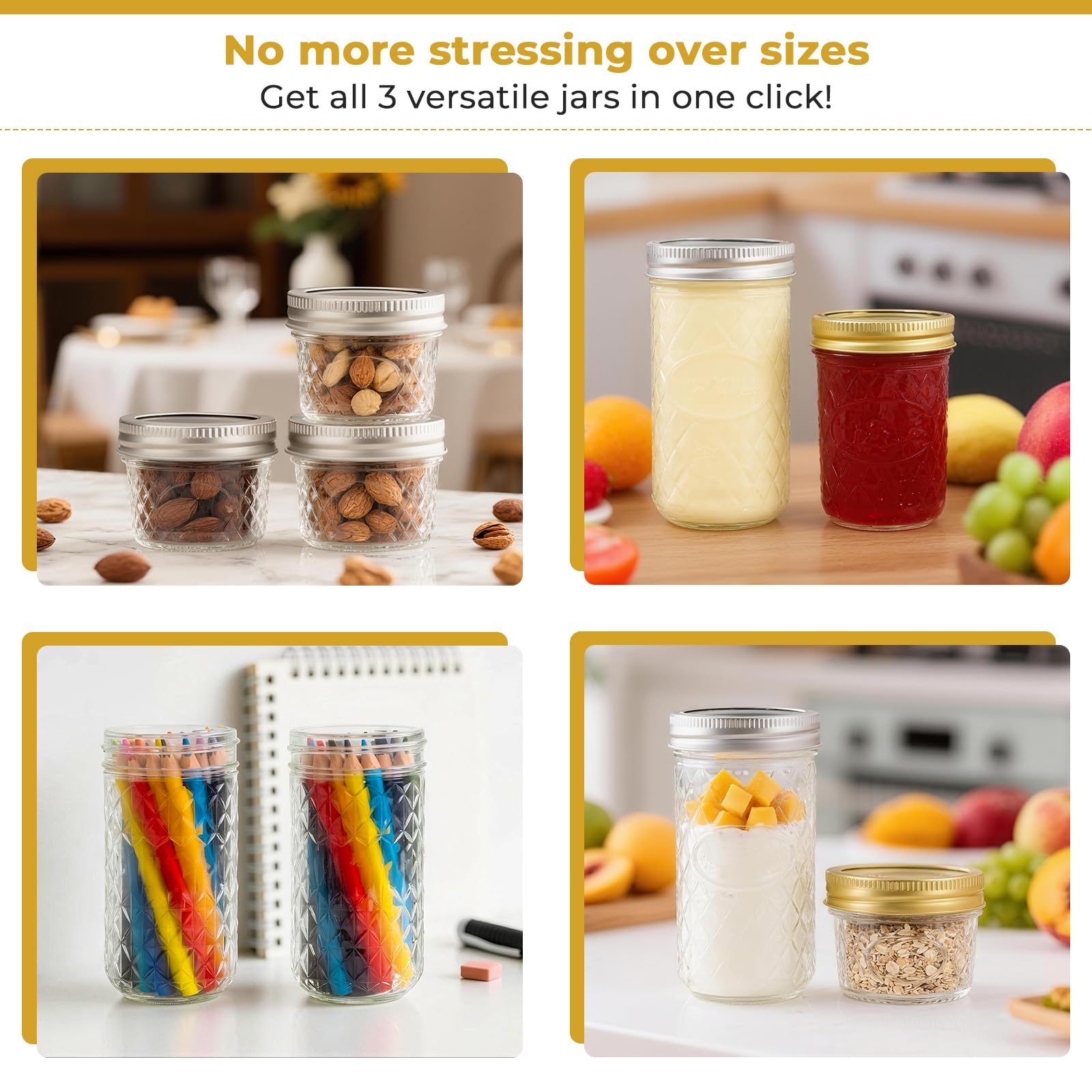 CycleMore jars are dishwasher-safe on the top rack.