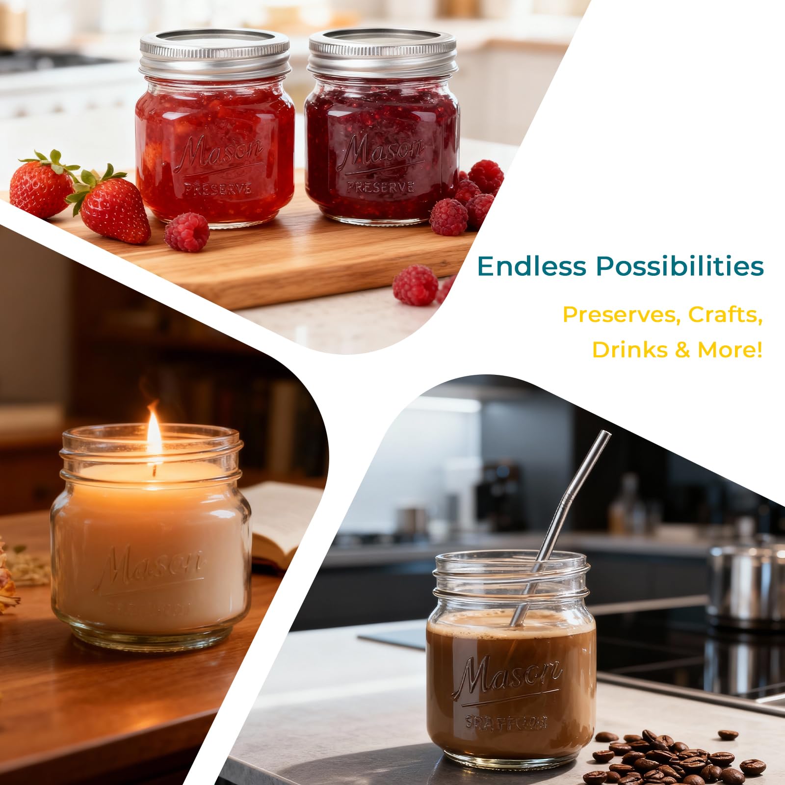CycleMore multipurpose jar ideal for canning and crafts