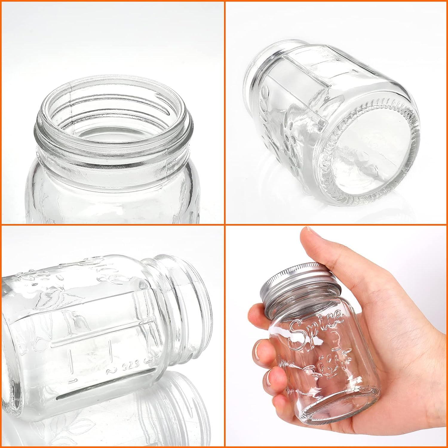 CycleMore sift and pour lids simplify measuring while cooking.