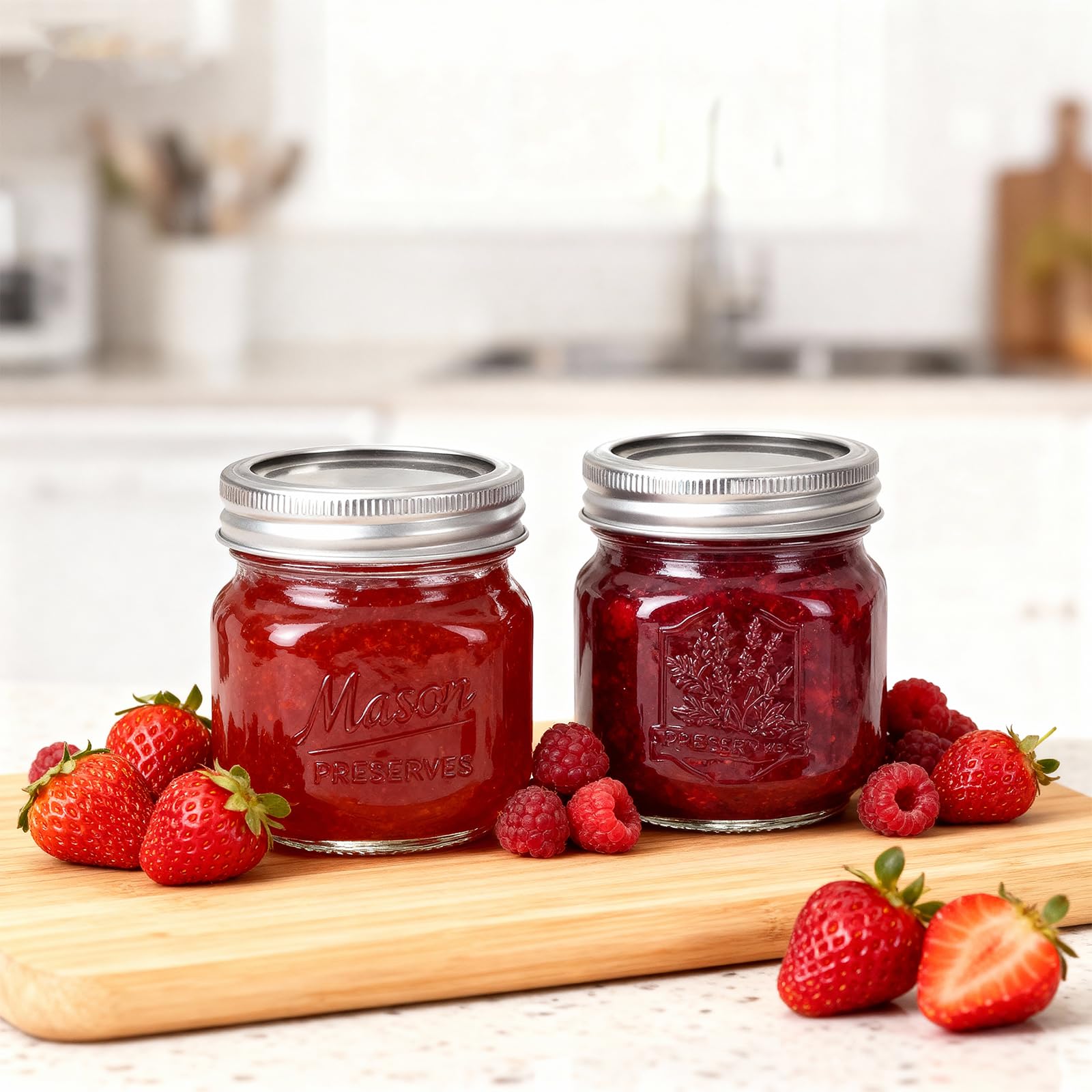 CycleMore stackable glass jars save pantry space