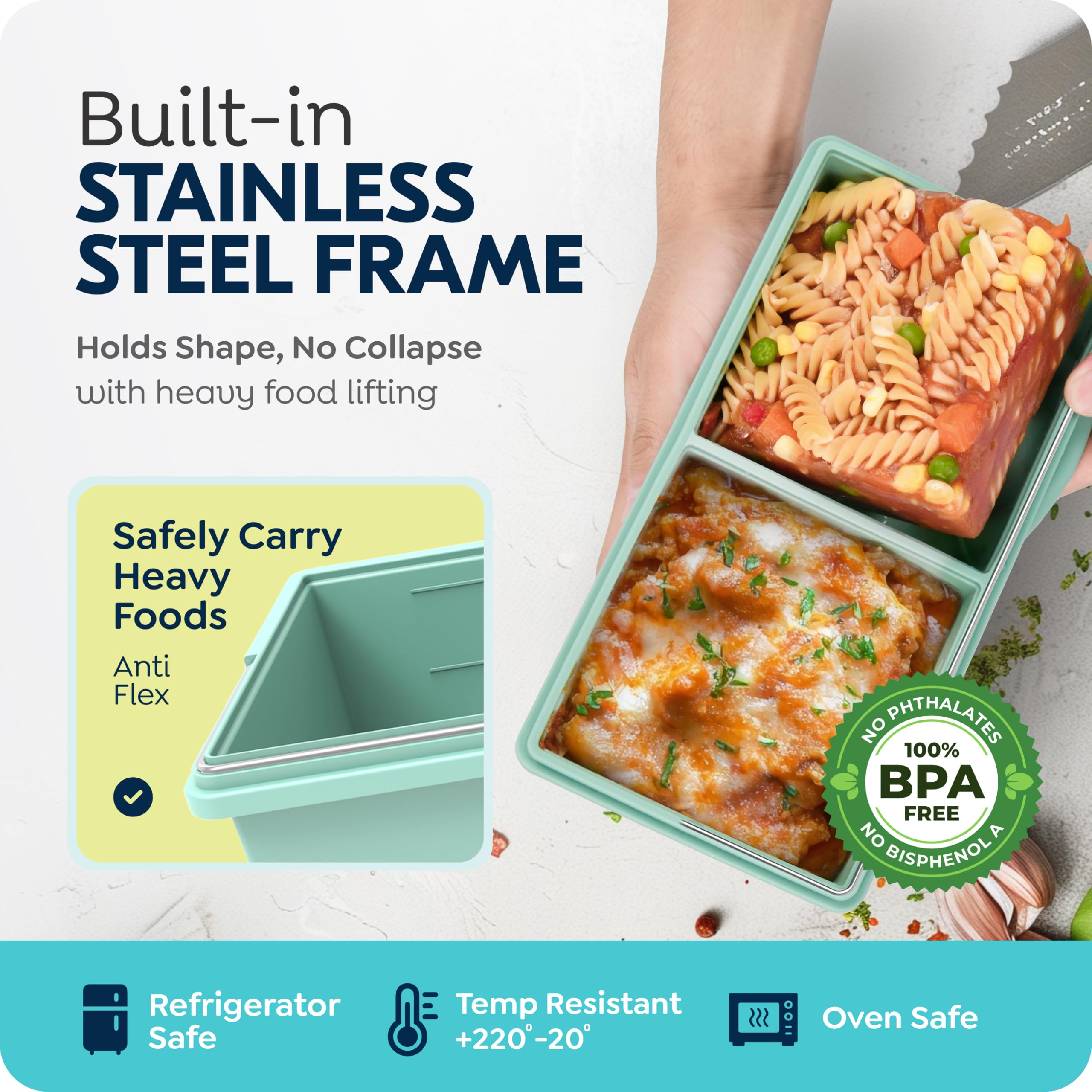 CyhHave silicone freezer tray is dishwasher safe for effortless cleanup