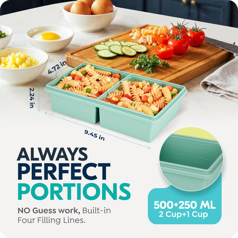 CyhHave 2-cup silicone freezer tray with lid closed for leak-proof storage