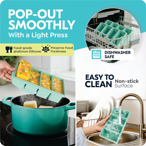 CyhHave oven- and dishwasher-safe trays for versatile use