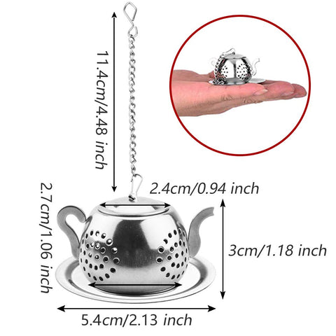 Close-up of Cyimi infuser showing fine mesh for steady infusions.