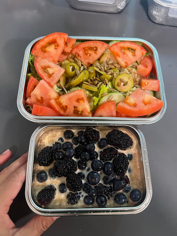 Cykorxicc square container compact lunchbox, ideal for on-the-go meals.