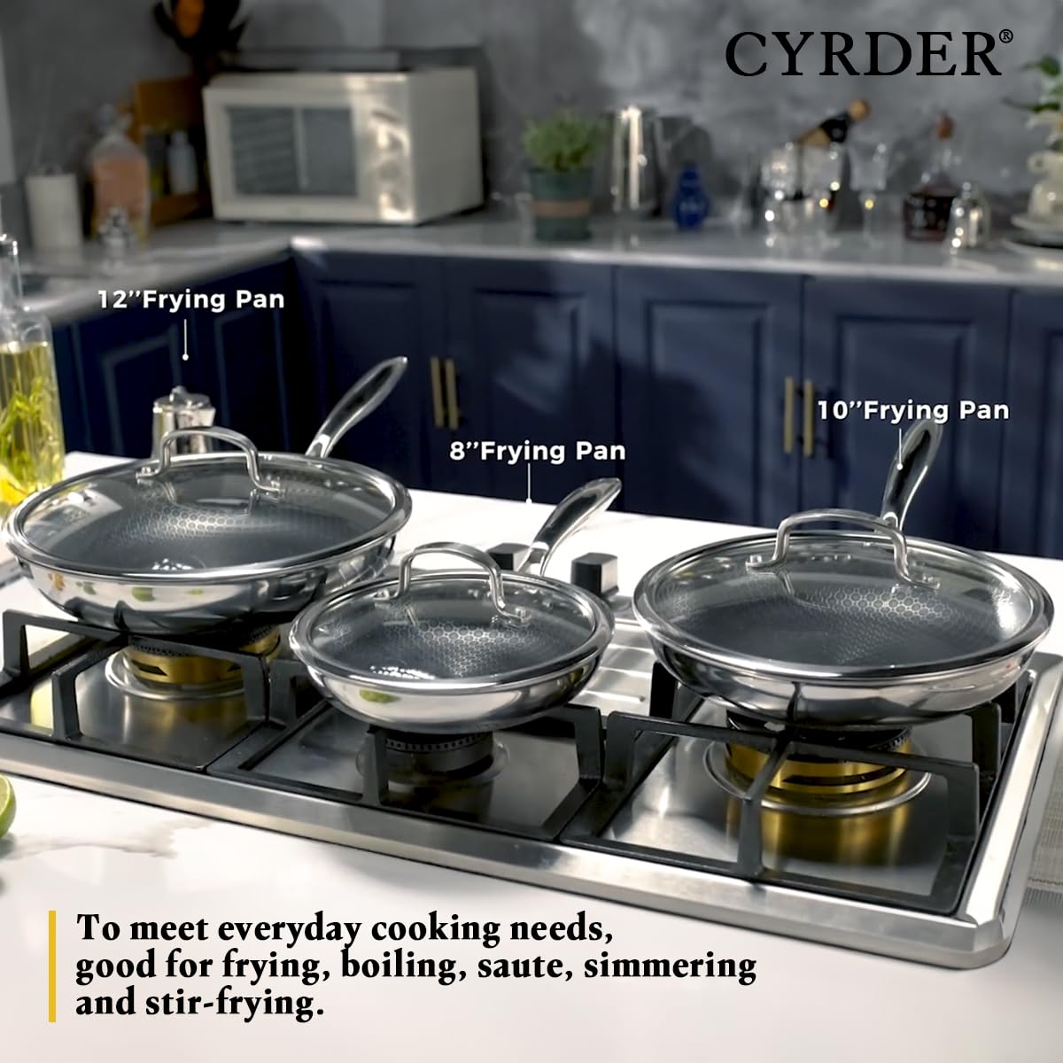 Cyrder five-layer-clad-core-bottom-view highlights durable construction for lasting performance.